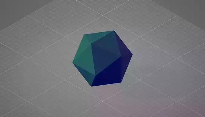 Editable icosahedron