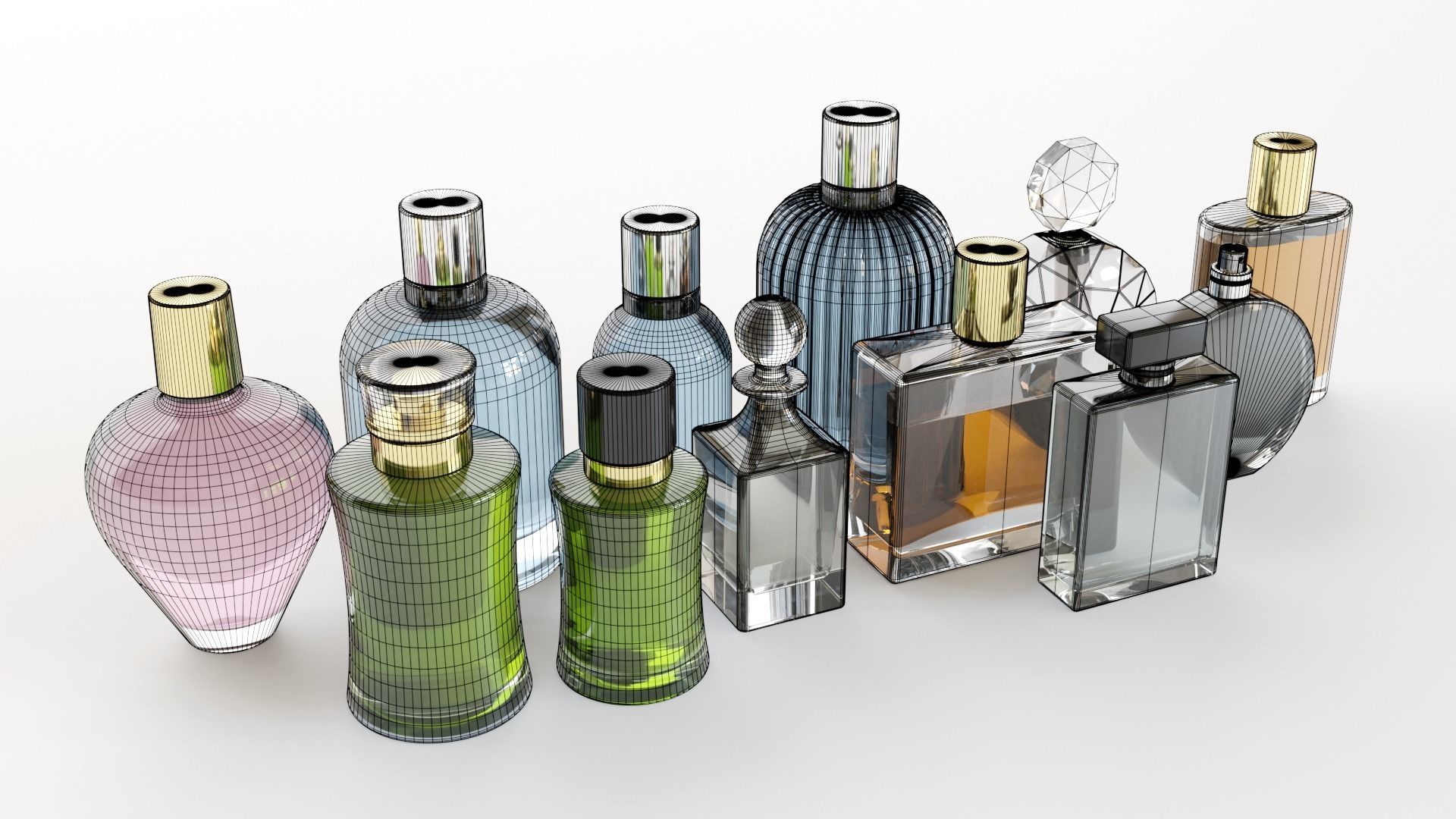 Perfume Mockup Collection  3D model_10
