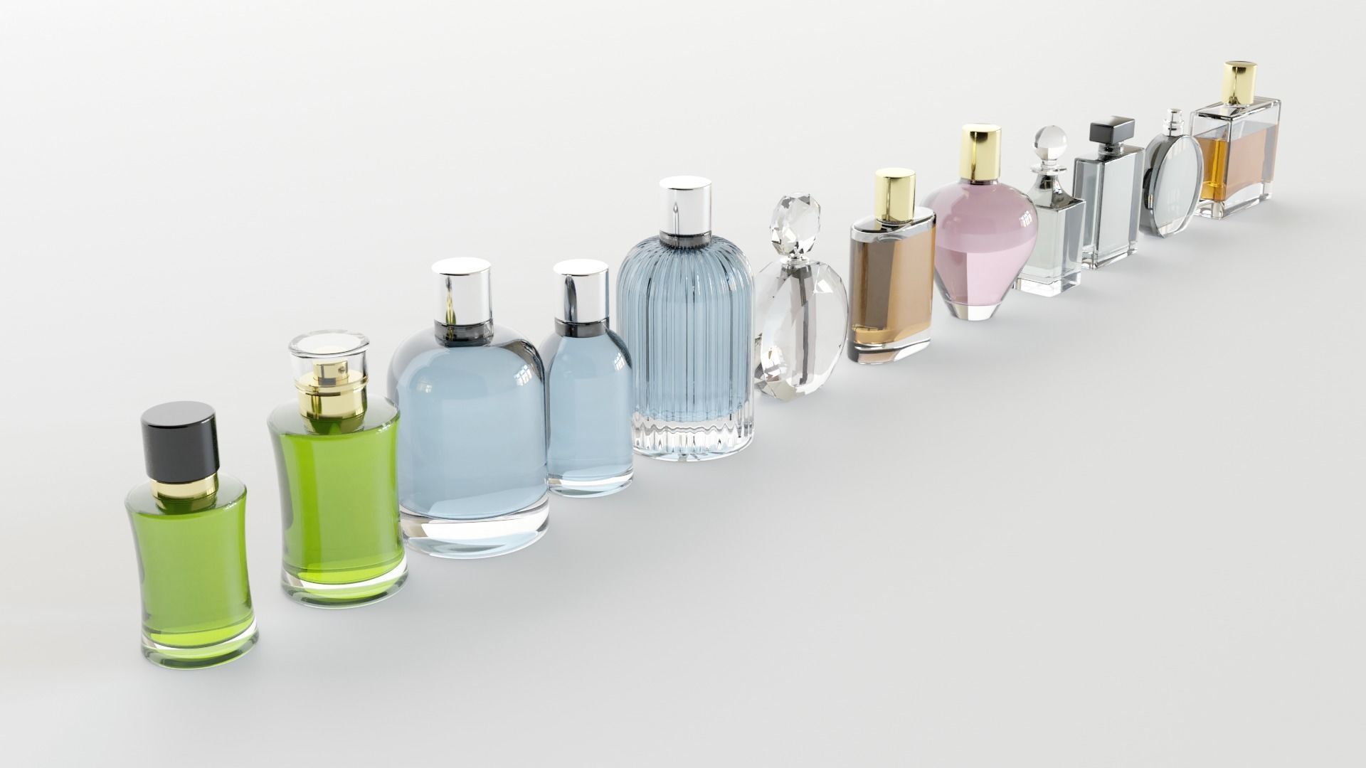 Perfume Mockup Collection  3D model_9