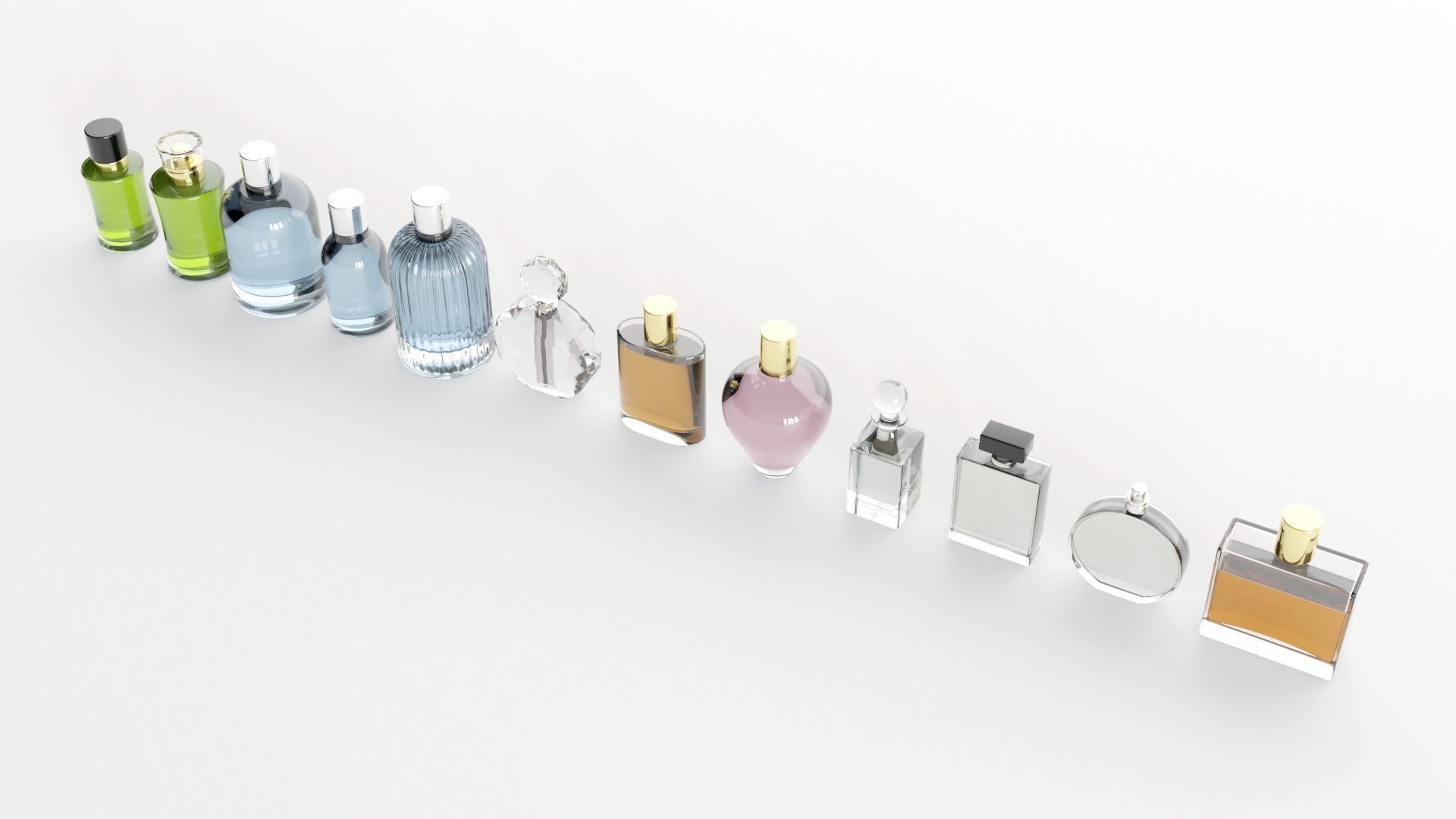 Perfume Mockup Collection  3D model_5