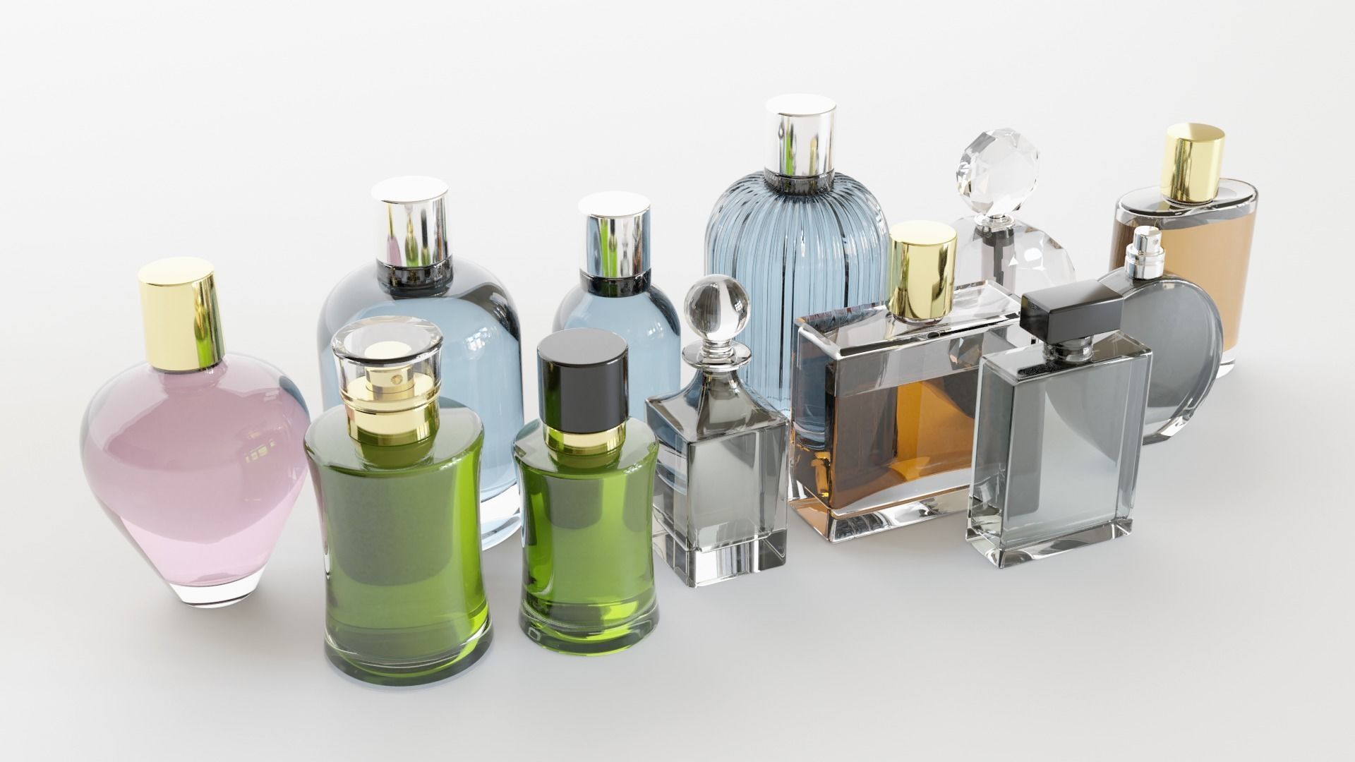 Perfume Mockup Collection  3D model_8