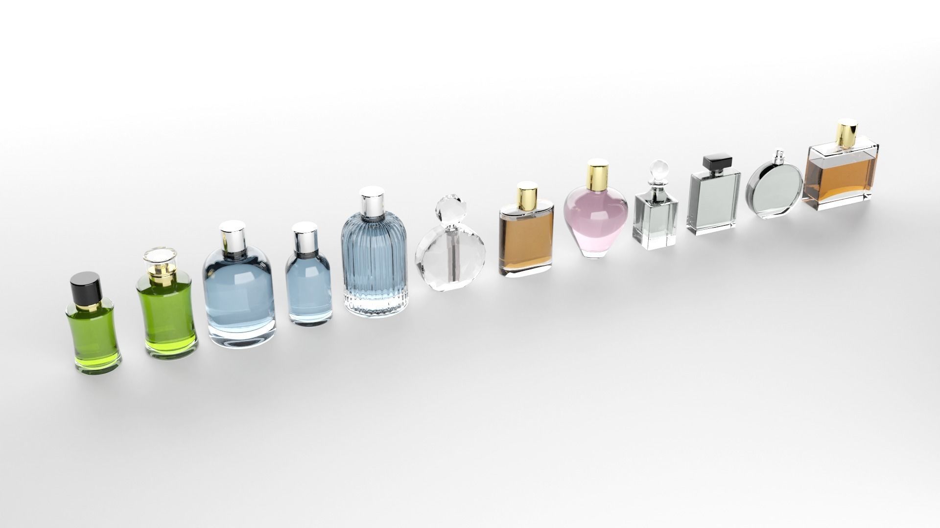 Perfume Mockup Collection  3D model_2