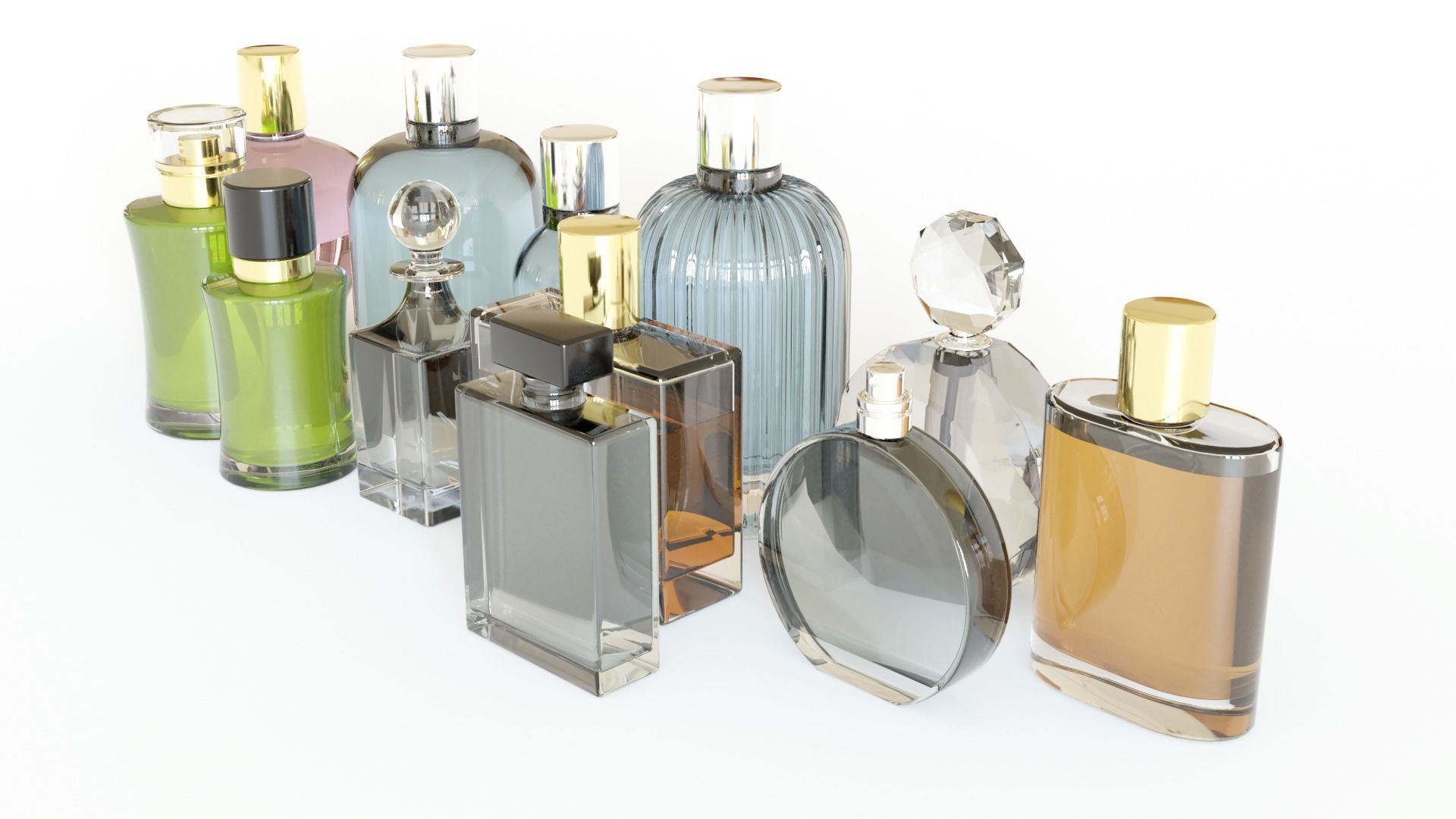 Perfume Mockup Collection  3D model_3