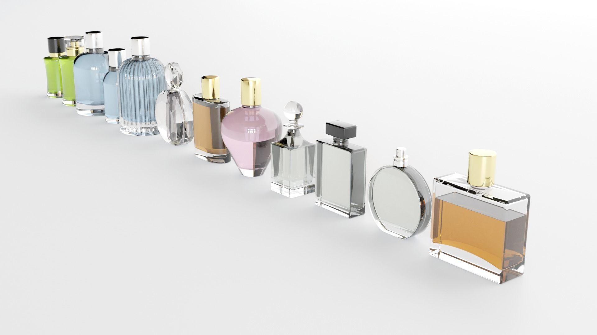 Perfume Mockup Collection  3D model_7