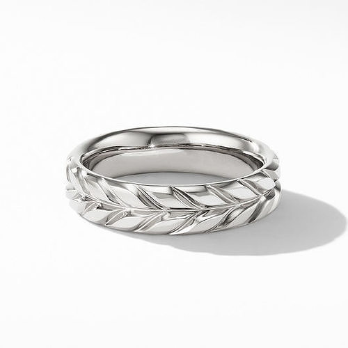 David Yurman Inspired Chevron Band Ring Size 7 2607 3D print model