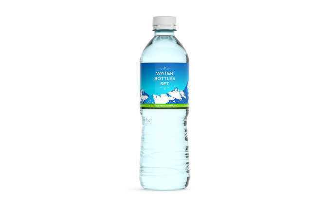 Water Bottle Ultimate Pack 3D model 5