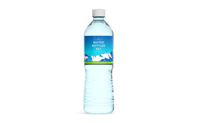 Water Bottle Ultimate Pack 3D model 6