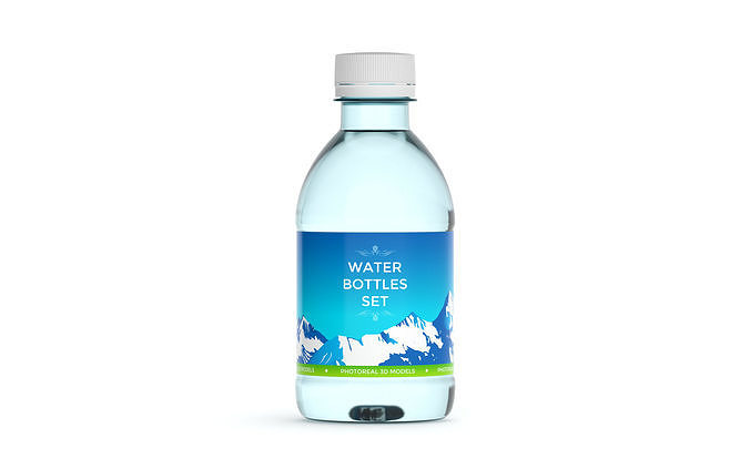 Water Bottle Ultimate Pack 3D model 2