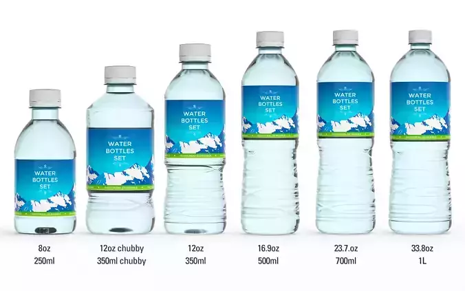 Water Bottle Ultimate Pack 3D model