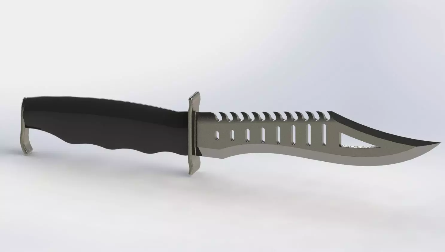 Shark knife 3D Model 3D model_0