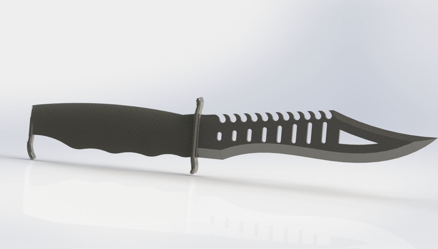 Shark knife 3D Model 3D model_1