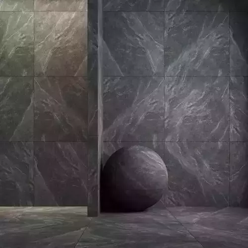 Panaria Ceramica ZERO 3 Stone Trace ABYSS 120x120 Low-poly 3D model
