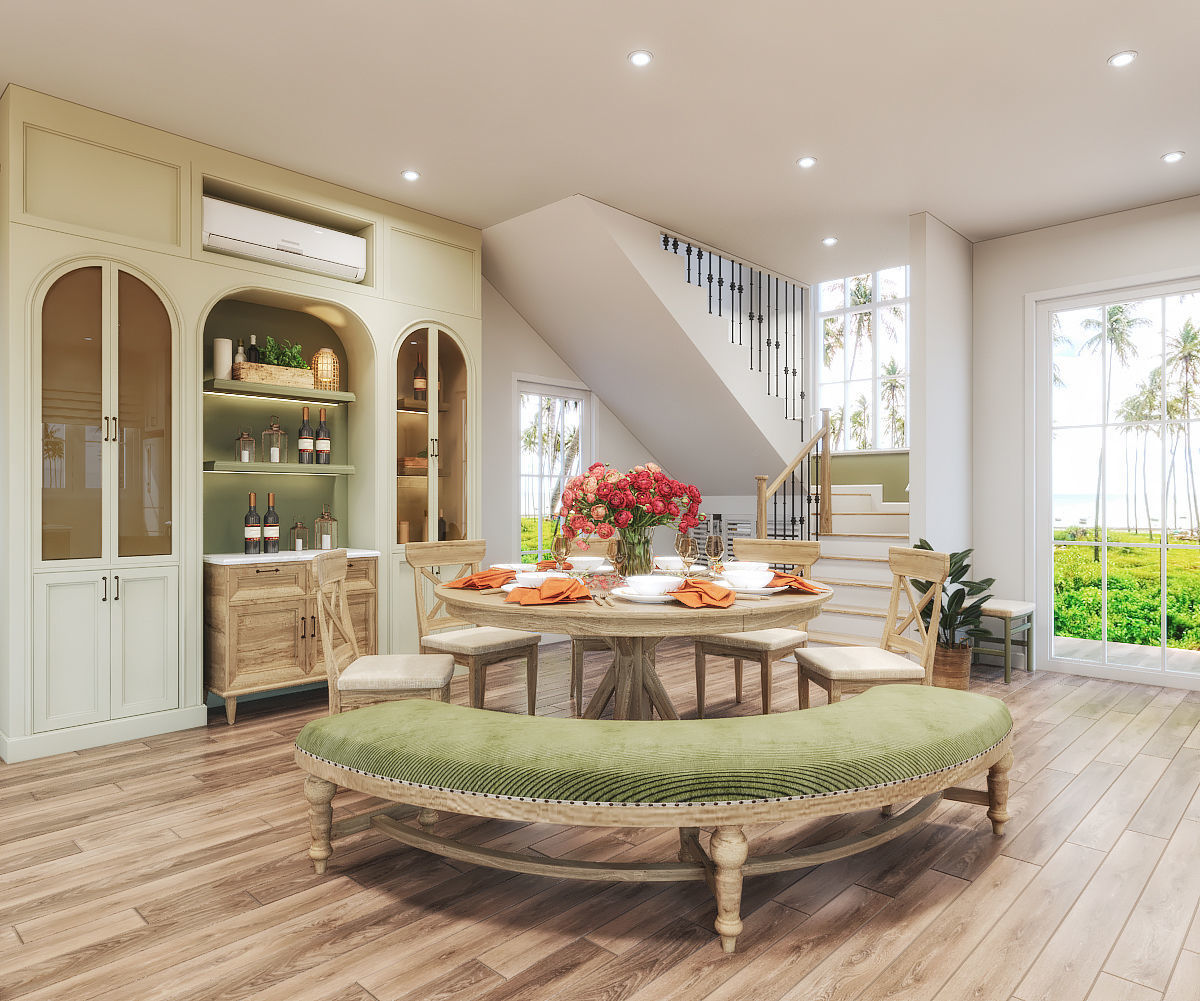 Summer interior style 3D model_4