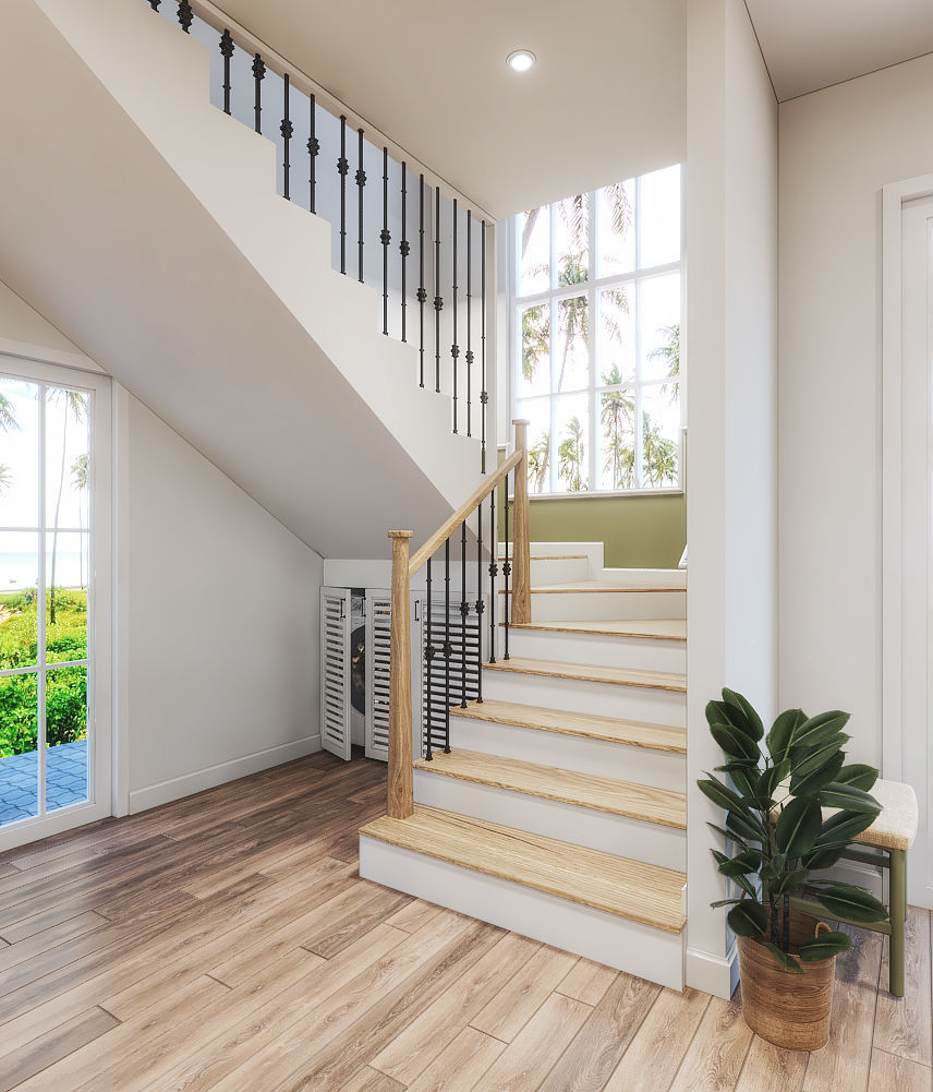 Summer interior style 3D model_2