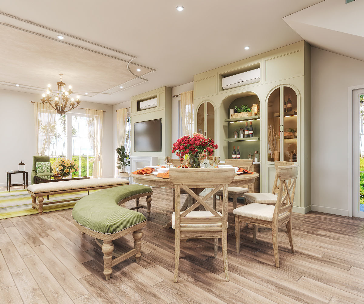 Summer interior style 3D model_8