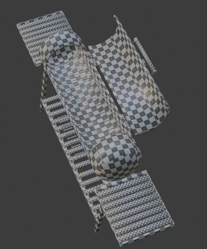 Brazier from a gas cylinder Low-poly 3D model_17