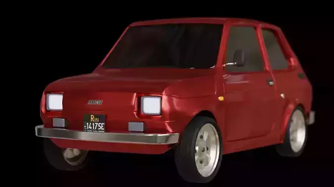 FIAT 126 3D model