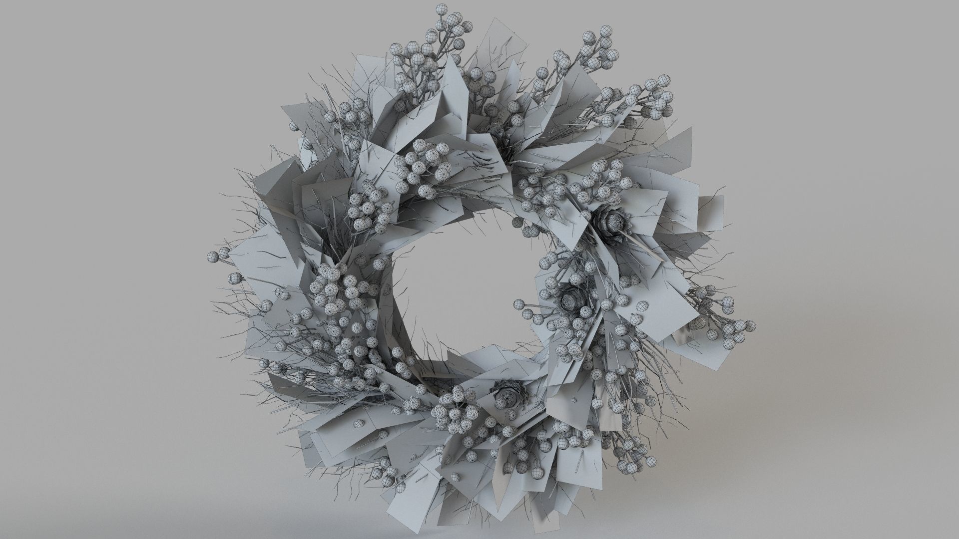 Custom Wreath Wayfair 3D model_4
