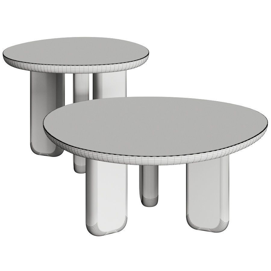 Liu Jo Living Collection Caillou Coffee Tables 3D model_2