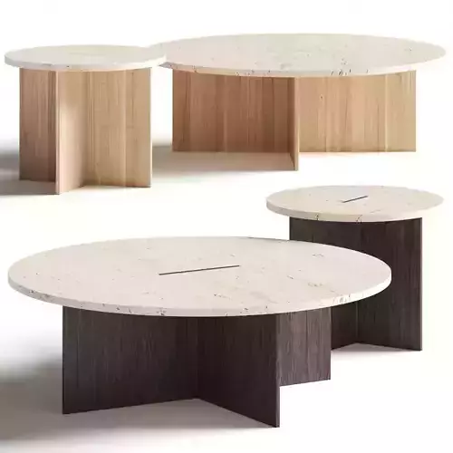 Karimoku Case Study Kinuta N-ST01 Coffee Tables