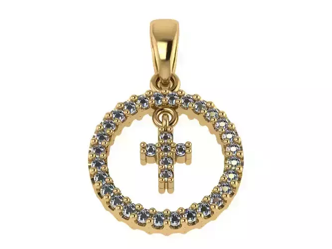 Cross Pendant 01 stl