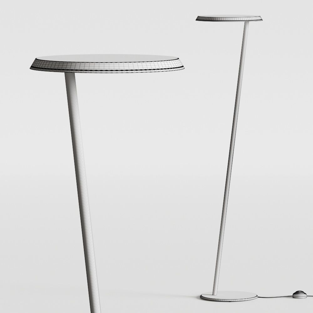 Oluce Amanita Floor Lamp 3D model_1