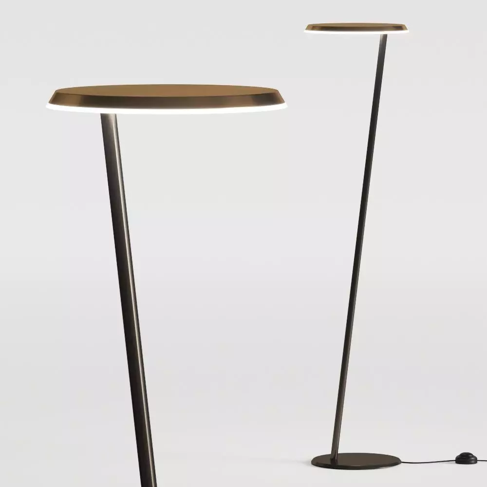 Oluce Amanita Floor Lamp 3D model_0