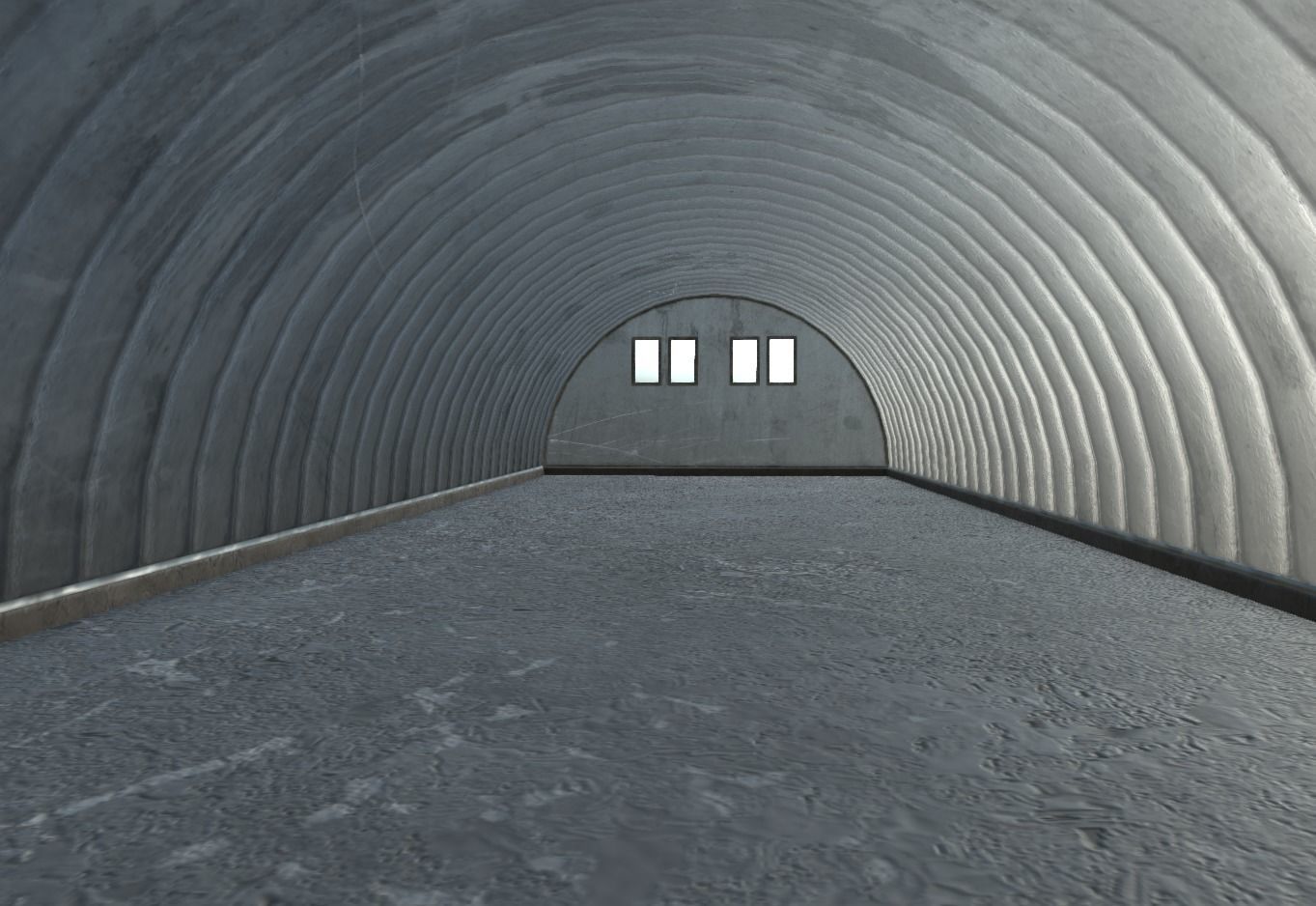 Hangar game ready Free low-poly 3D model_4