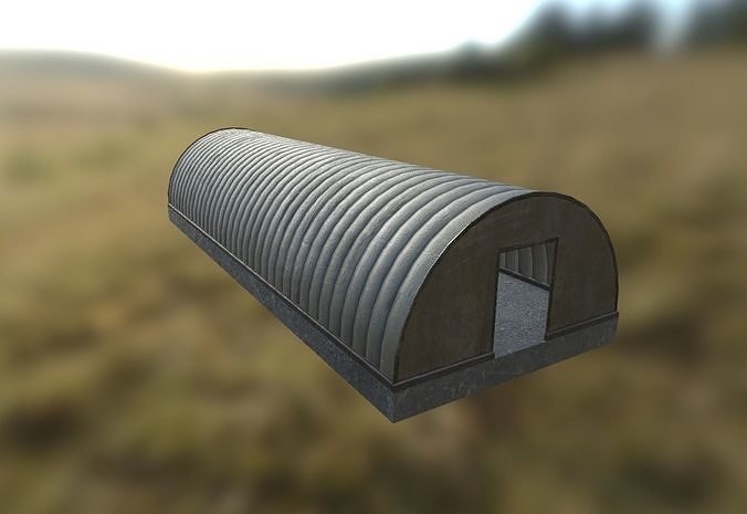 Hangar game ready Free low-poly 3D model