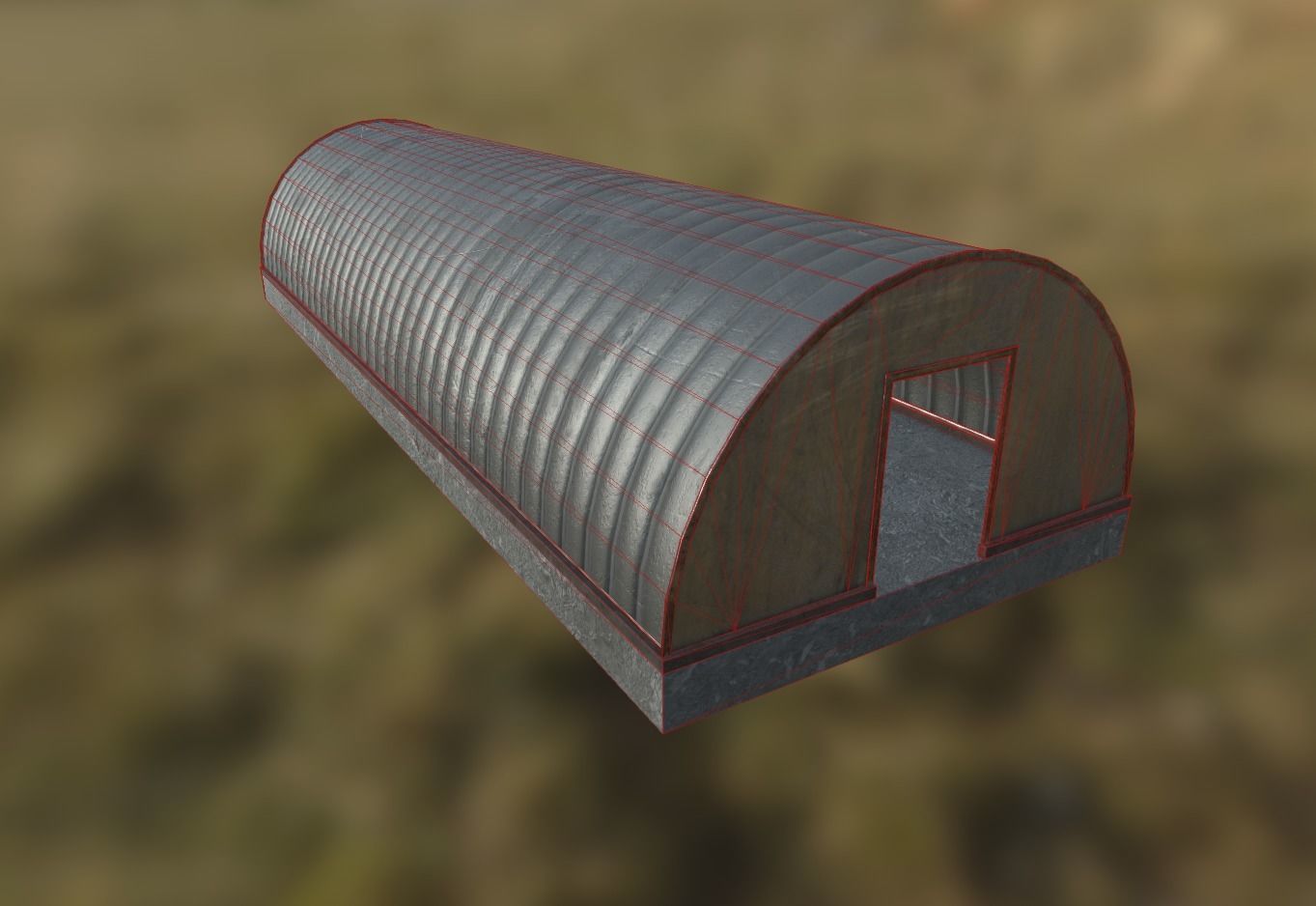 Hangar game ready Free low-poly 3D model_7