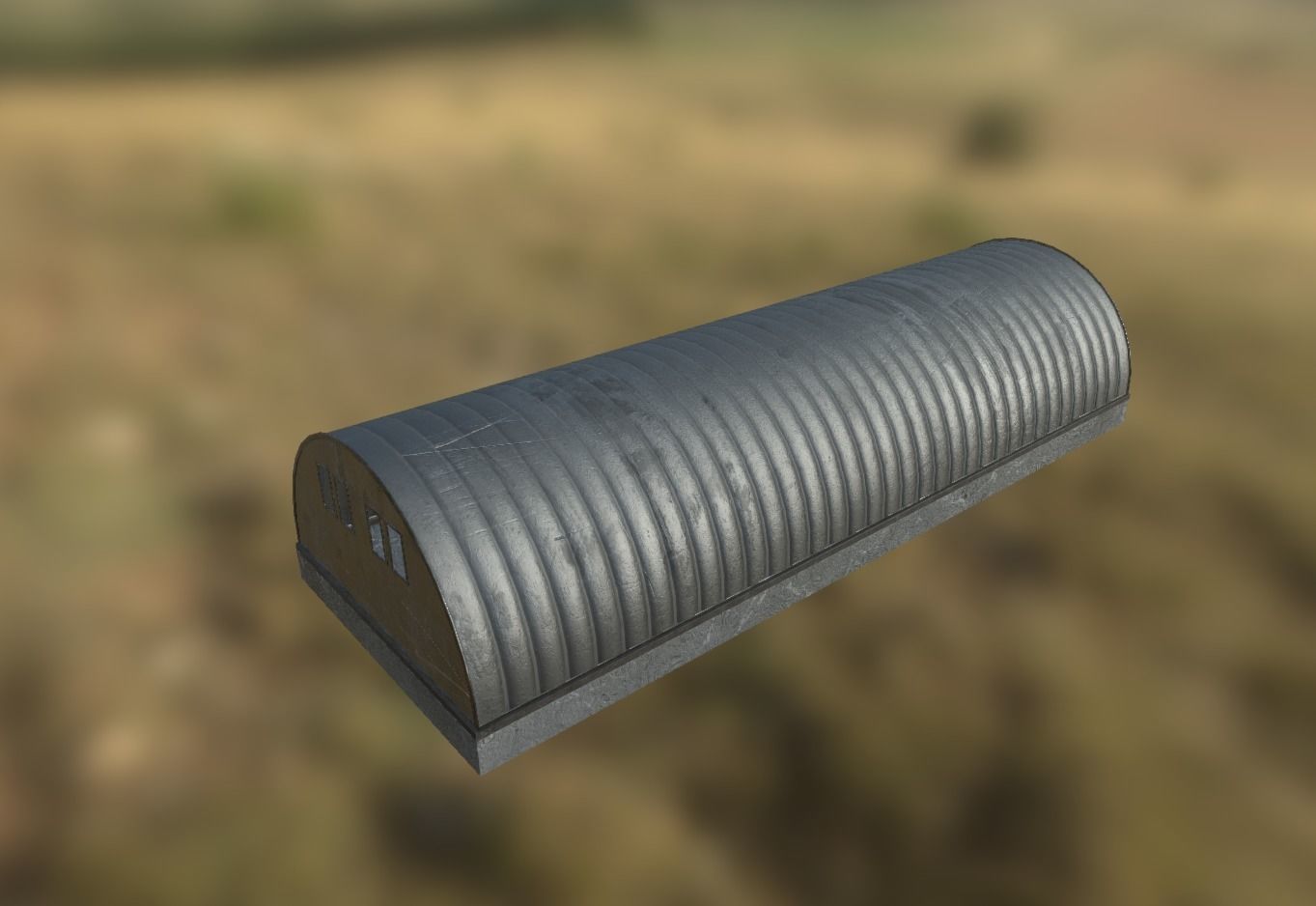 Hangar game ready Free low-poly 3D model_5