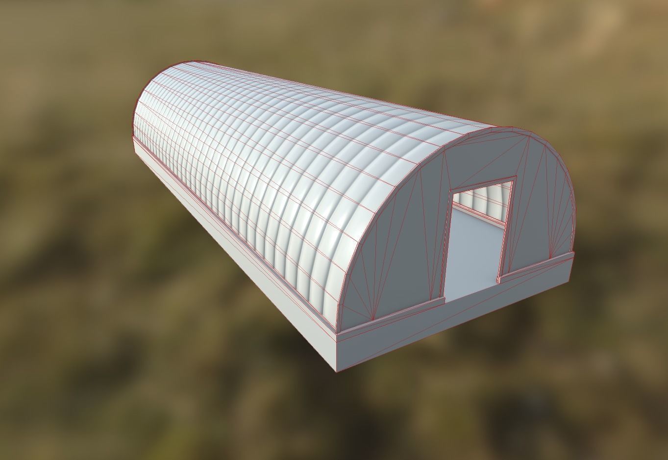 Hangar game ready Free low-poly 3D model_8