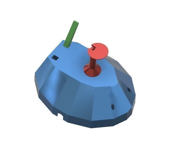 Hopper and battery for Tarot 650 Trichogramma 3D print model_13