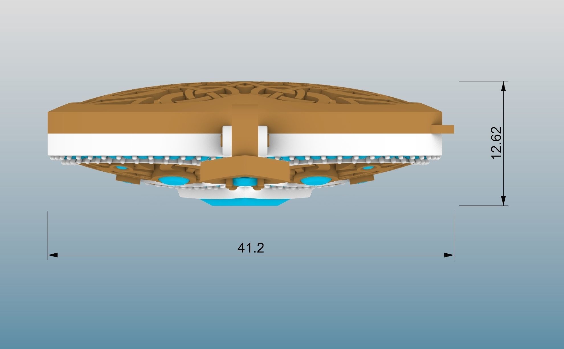 Heart Pendant 3D print model_6