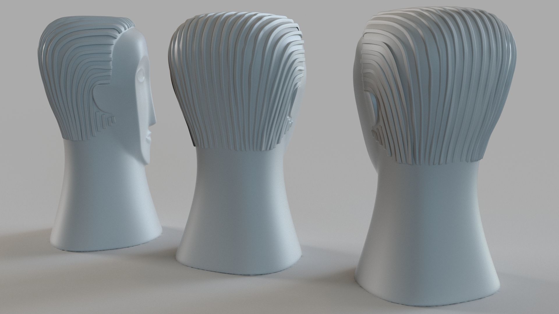 Atlas Bust 3D model_2