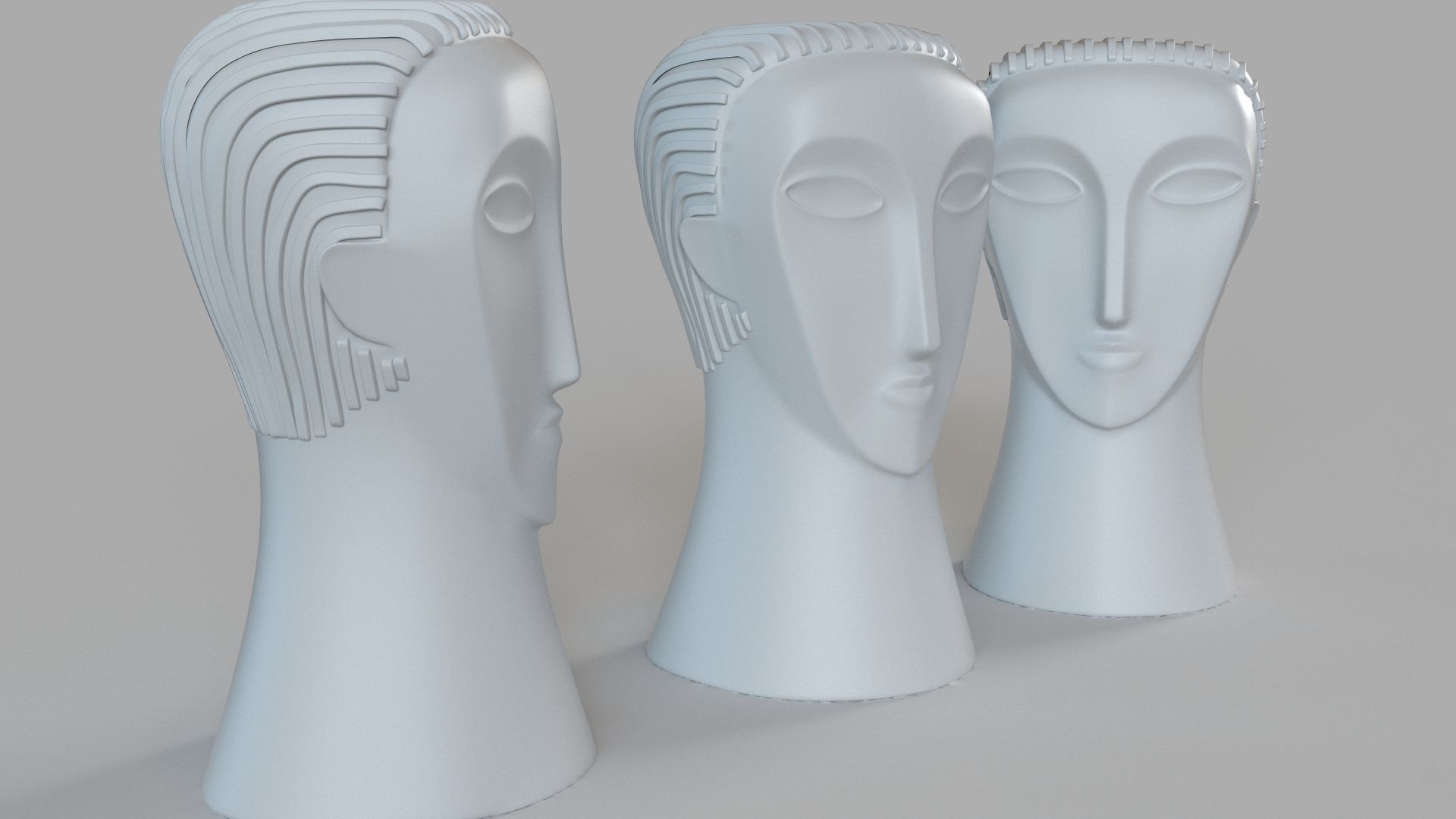 Atlas Bust 3D model_1