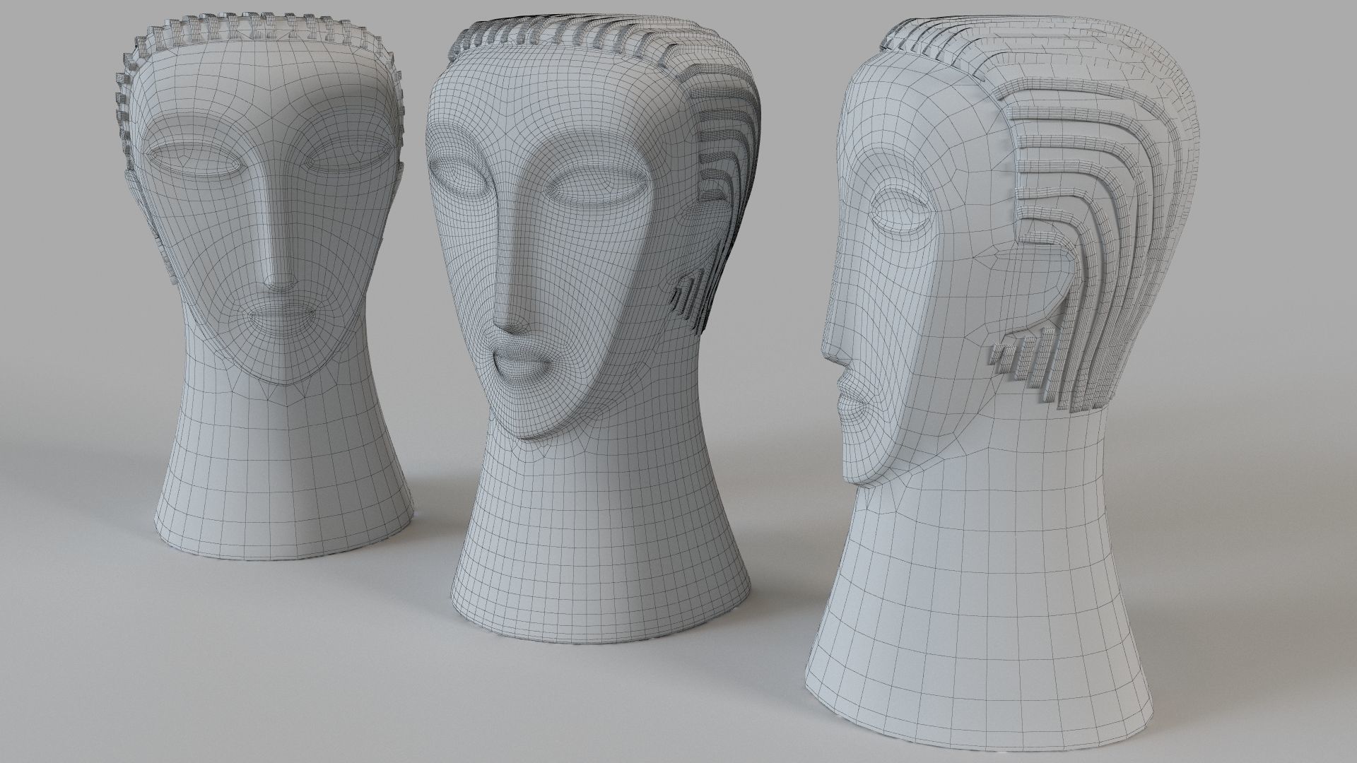 Atlas Bust 3D model_4