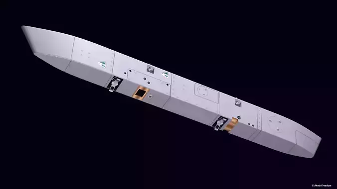 Ventral Pylon for Meteor Missile 3D model