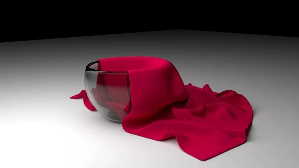 A bowl of cloth Free 3D model