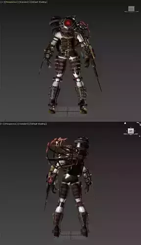 character redy game 3D model