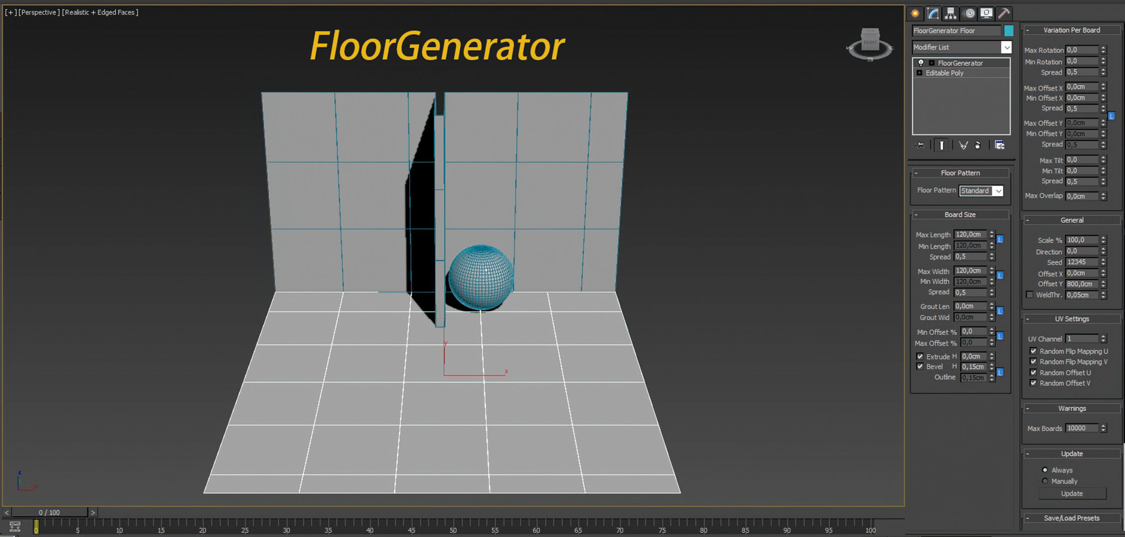 Tile PBR Texture Collection No 2 Low-poly 3D model_1