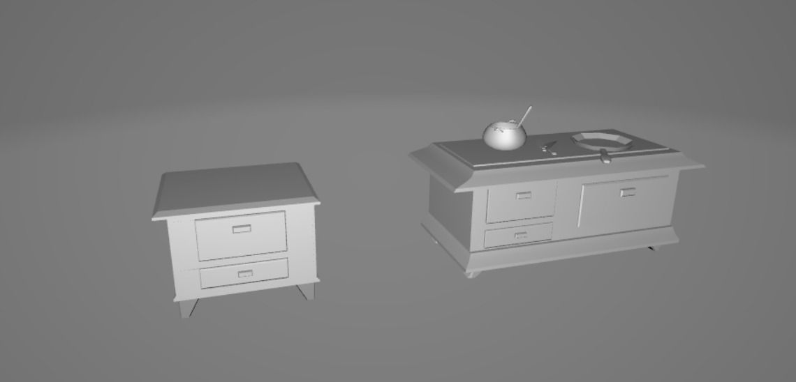 Lowpoly Package - Vikings Low-poly 3D model_4