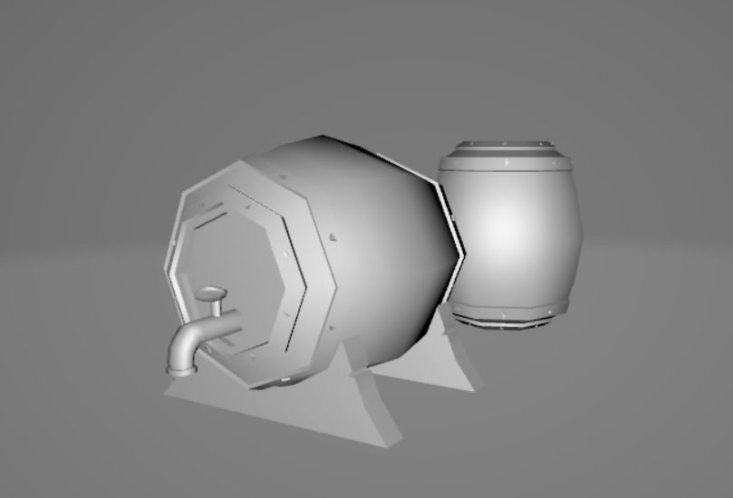 Lowpoly Package - Vikings Low-poly 3D model_5