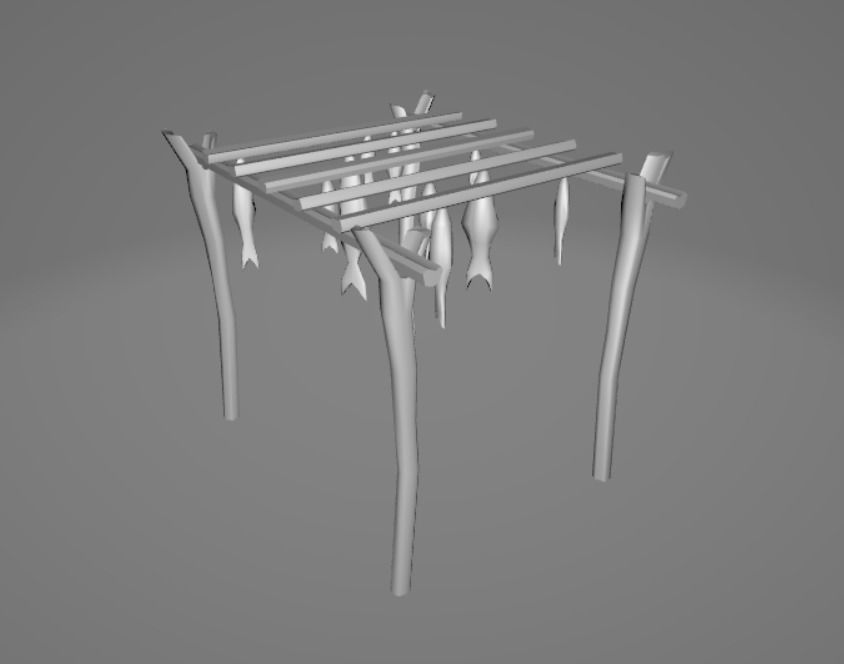 Lowpoly Package - Vikings Low-poly 3D model_2