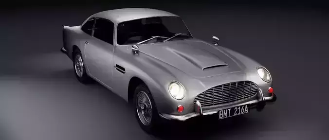 Aston Martin DB5 1964 3D Model 