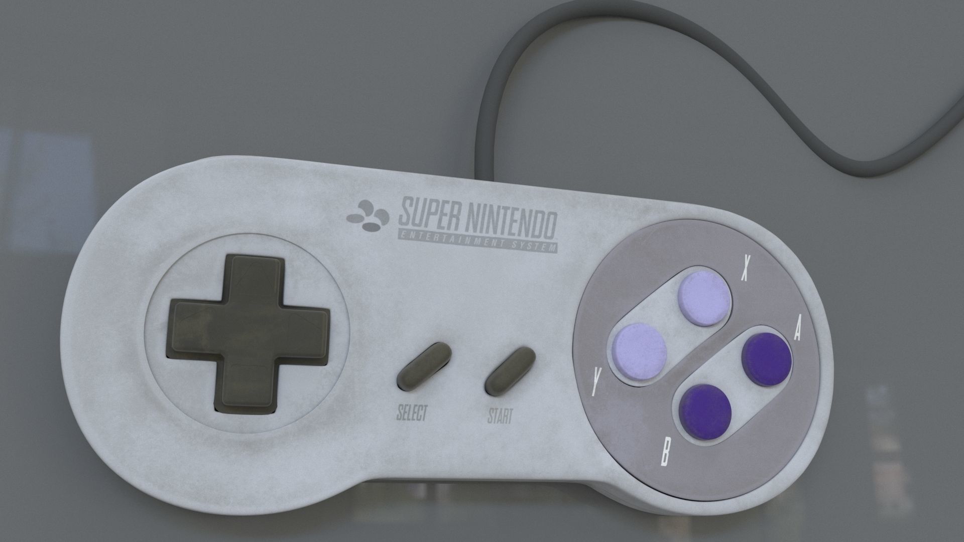 Nintendo Controller Low-poly 3D model_1