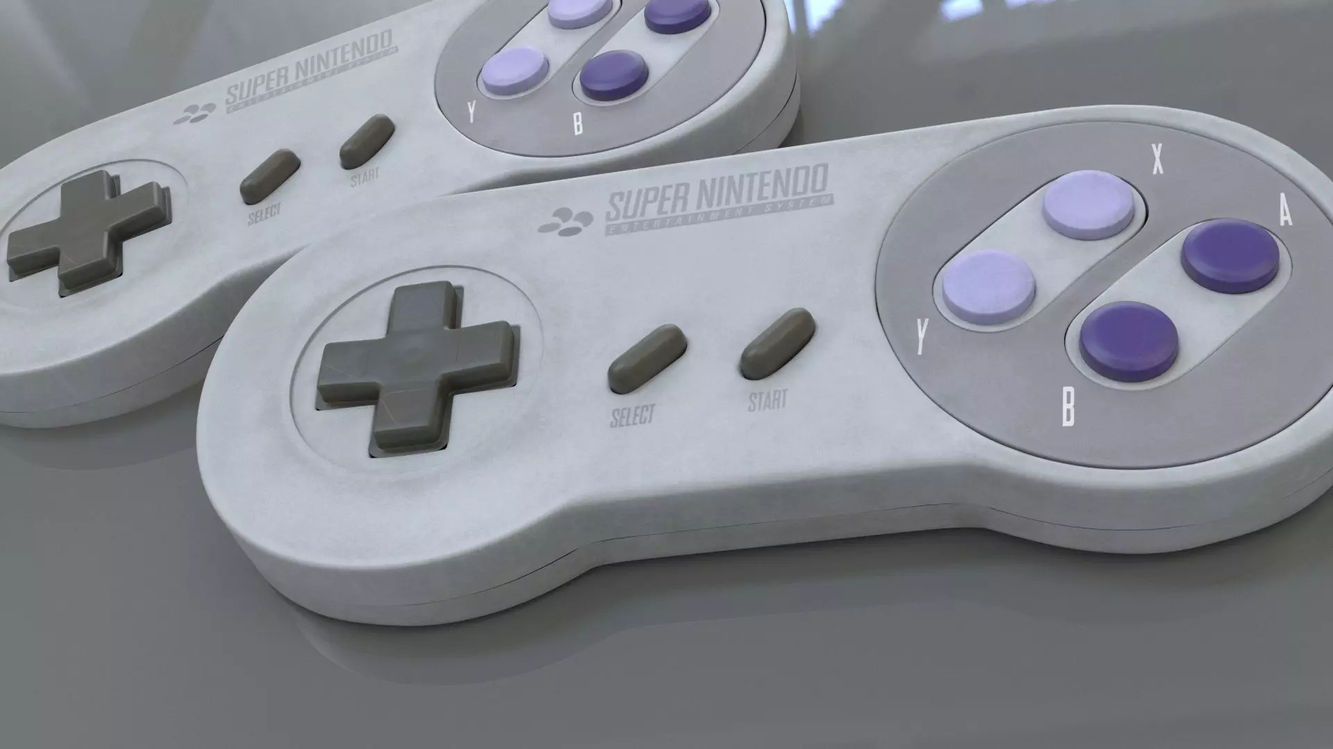 Nintendo Controller Low-poly 3D model_0