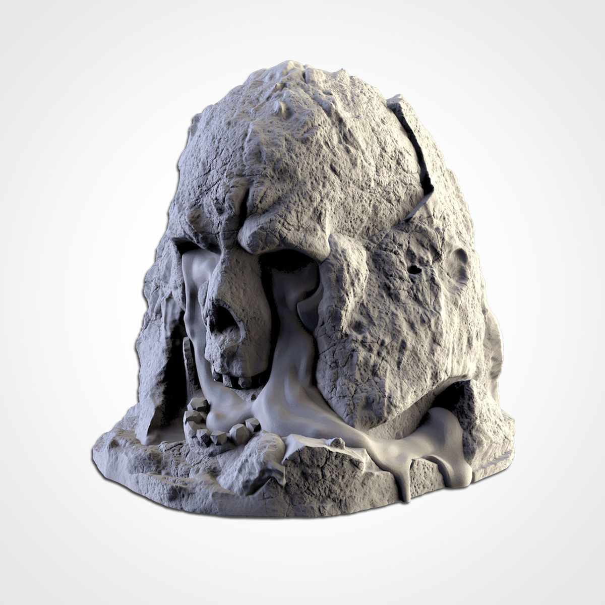 VOLCANIC TERRAIN 3D print model_4