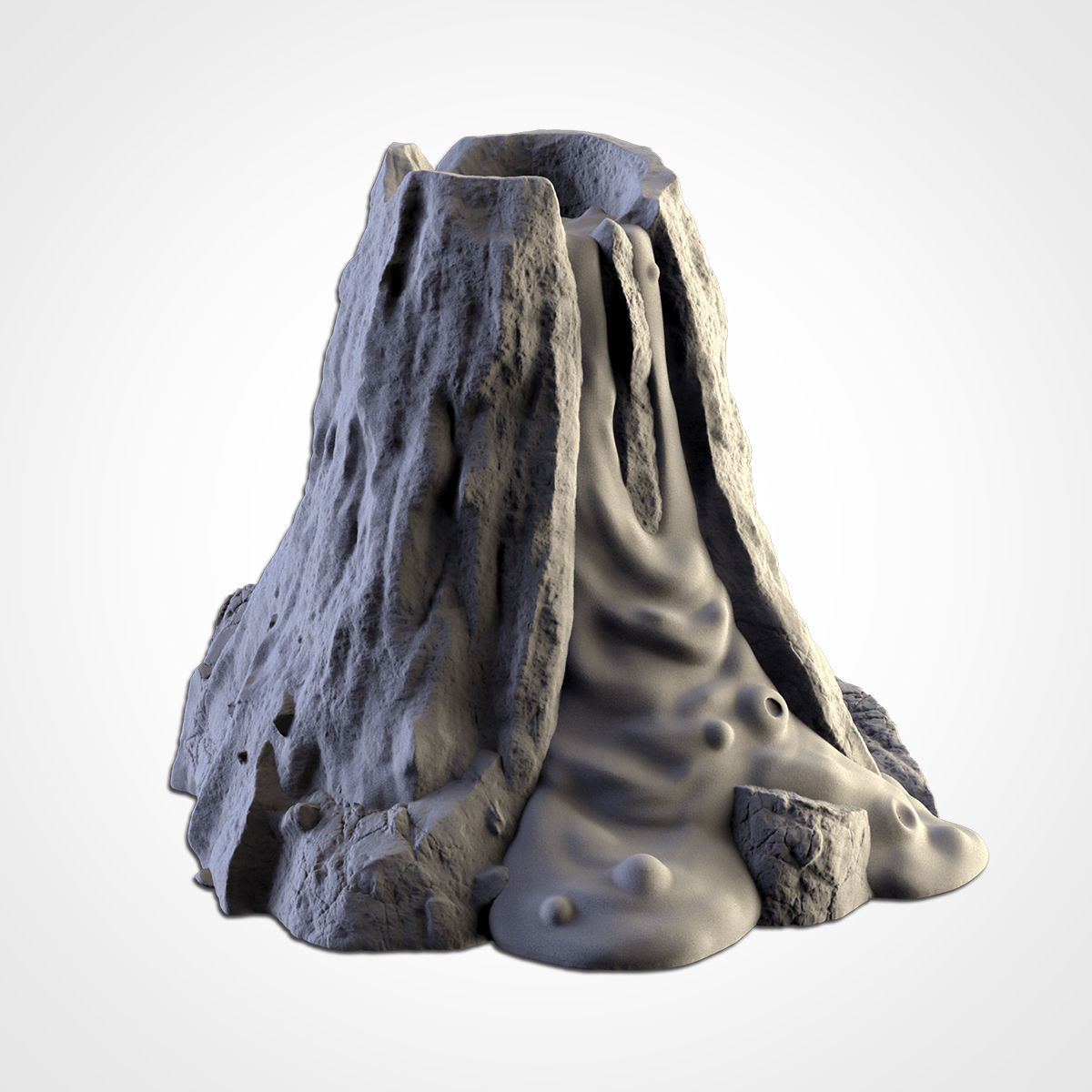 VOLCANIC TERRAIN 3D print model_1