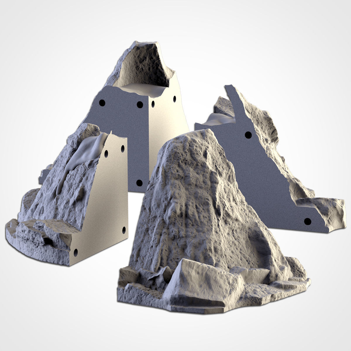 VOLCANIC TERRAIN 3D print model_7